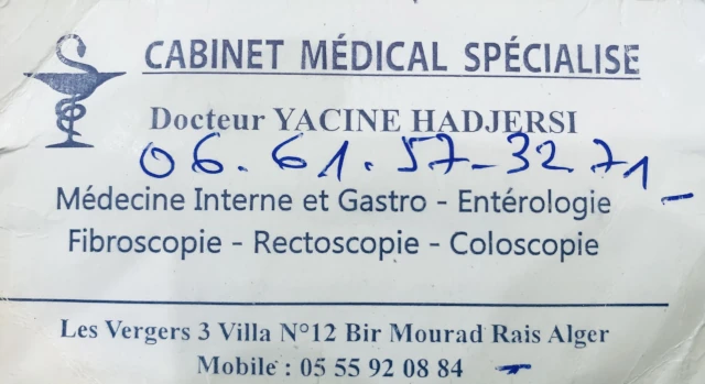 Docteur YACINE HADJERSI